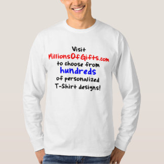 Long T-shirt fait sur commande de douille