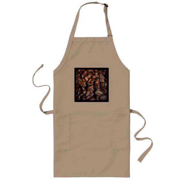 Long Tablier de barman de grains de café (Devant)