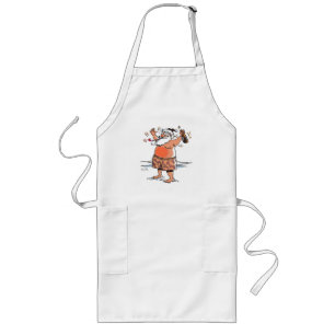 Long Tablier de chef blanc Drunk Père Noël