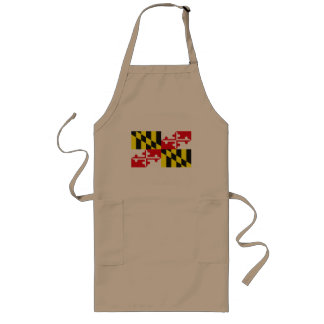Long Tablier de drapeau du Maryland