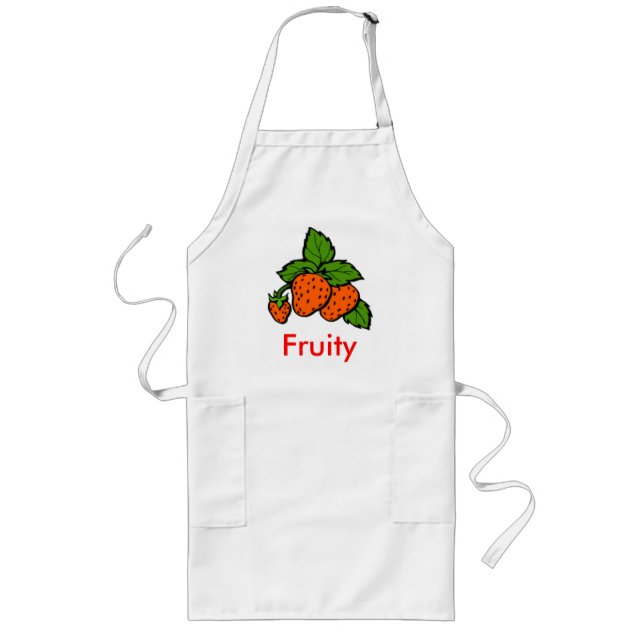 Long Tablier de fraise (Devant)
