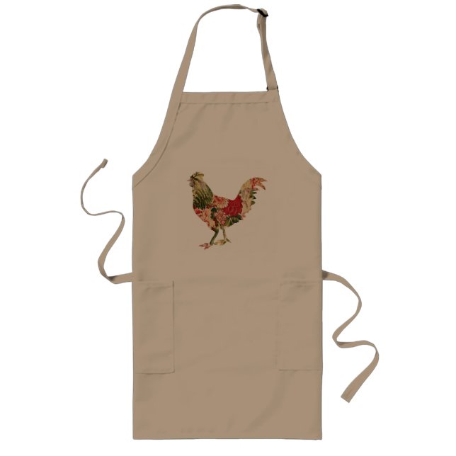 Long Tablier de poulet de chintz (Devant)