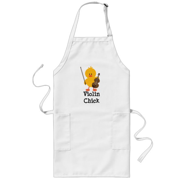 Long Tablier de poussin de violon (Devant)