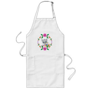 Long Tablier de printemps