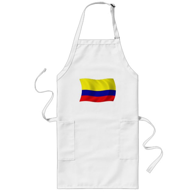 Long Tablier Drapeau Colombien (Devant)