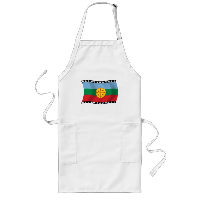 Long Tablier du drapeau mapuche (Devant)