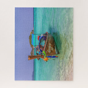 Long tail boat, Koh Lipe, Thailand Jigsaw Puzzle