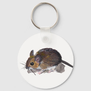 Long Tailed Field Mouse Keychain