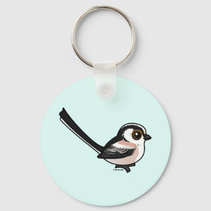 Long-tailed Tit Keychain