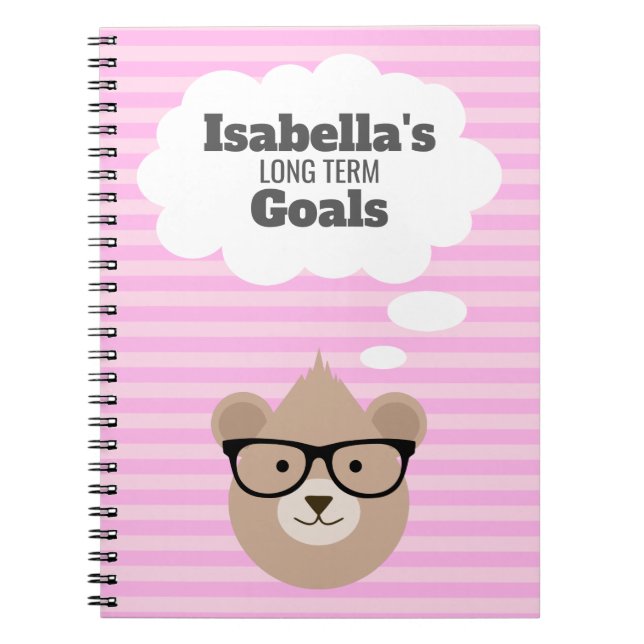 Long term goals notebook (Front)