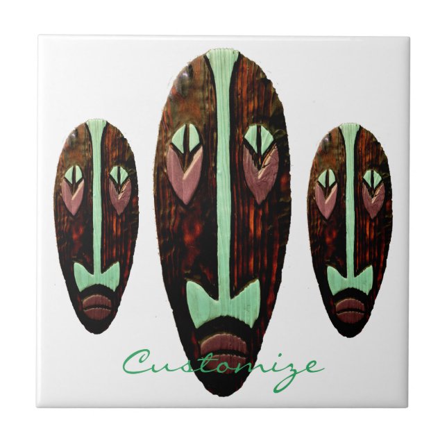 Long Tiki Mask Thunder_Cove Tile (Front)