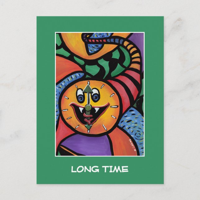 Long Time  - Time Pieces Postcard (Front)