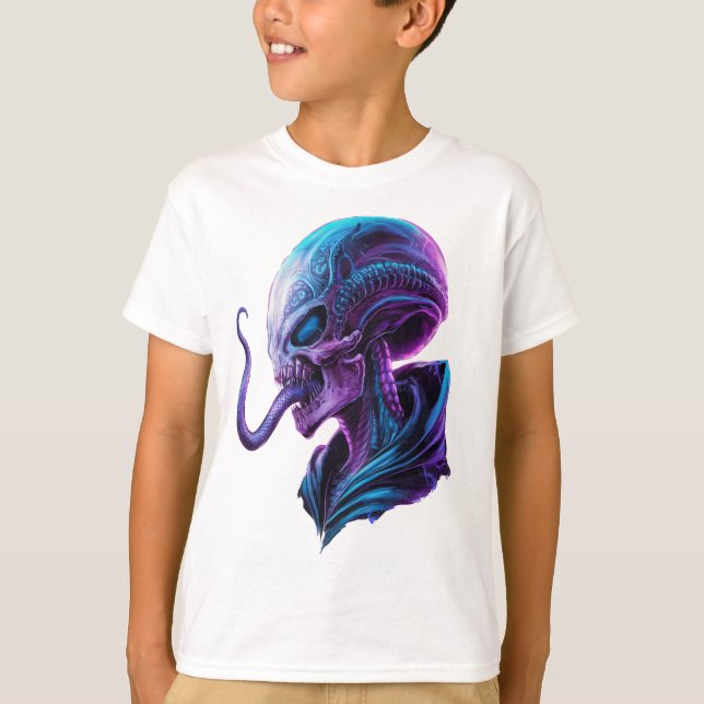 long tongued alien T-Shirt (Front)