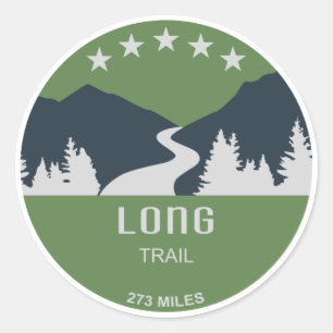Long Trail Vermont Classic Round Sticker