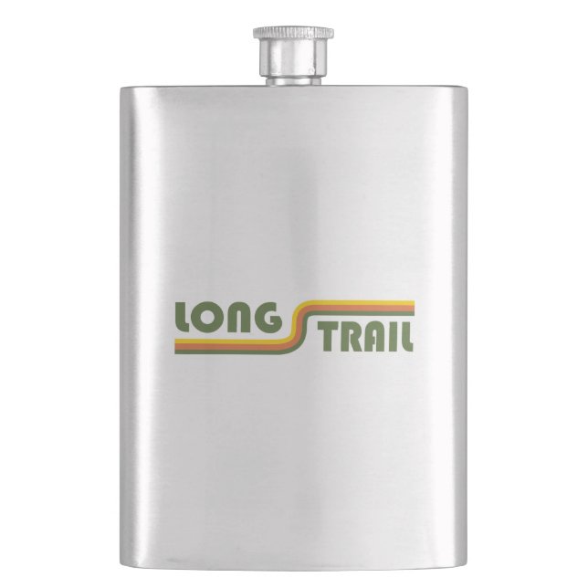 Long Trail Vermont Hip Flask (Front)