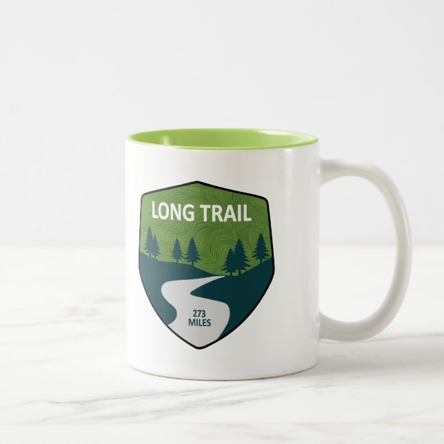 Long Trail Vermont Two-Tone Coffee Mug (Right)