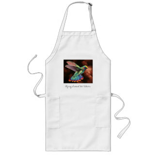 Long "Volant tablier de colibri autour de cuisine"