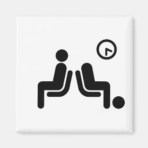 Long Wait Sign Magnet