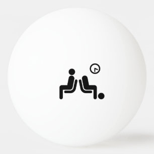 Long Wait Sign Ping Pong Ball