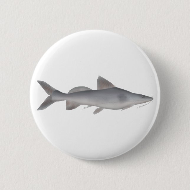 Long-whiskered Catfish 2 Inch Round Button (Front)