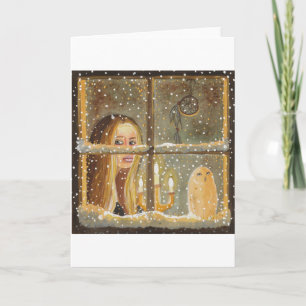 Long Winter Nights Greeting Card