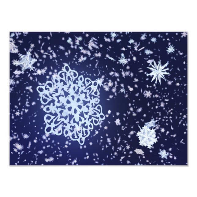 Long Winter's Night Photo Print (Front)