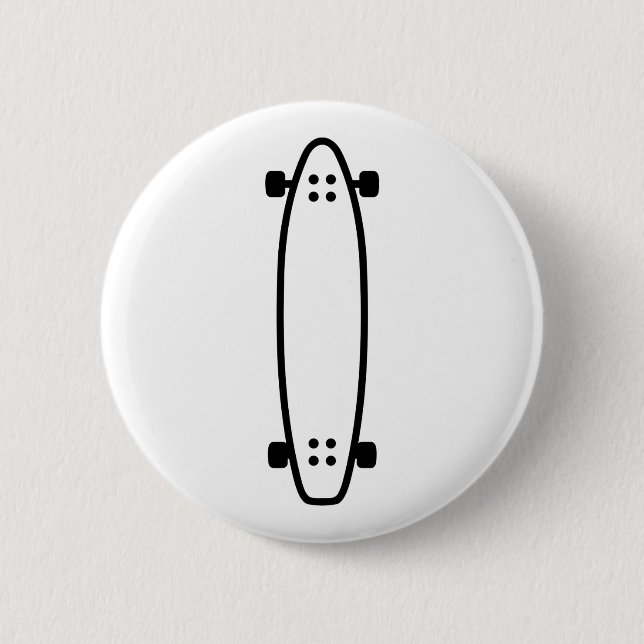 Longboard 2 Inch Round Button (Front)
