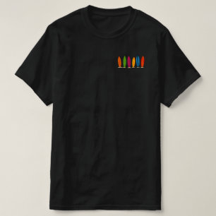 Longboard Surfboards Vintage Retro Style T-Shirt