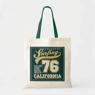 Longboard Surfing   California 76 Tote Bag