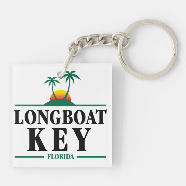 Longboat Key Florida Keychain (Back)