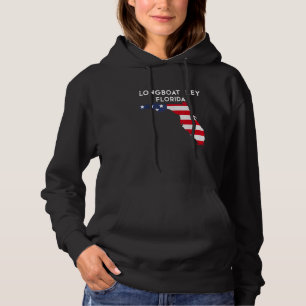 Longboat Key Florida USA State America Travel Flor Hoodie