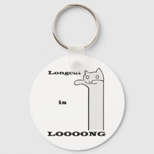 Longcat is Long Keychain