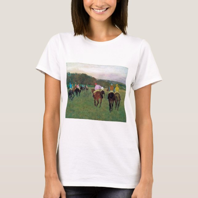 Longchamp Race Horse, Edgar Degas T-Shirt (Front)