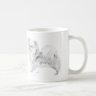 Longcoat chihuahua - standing coffee mug