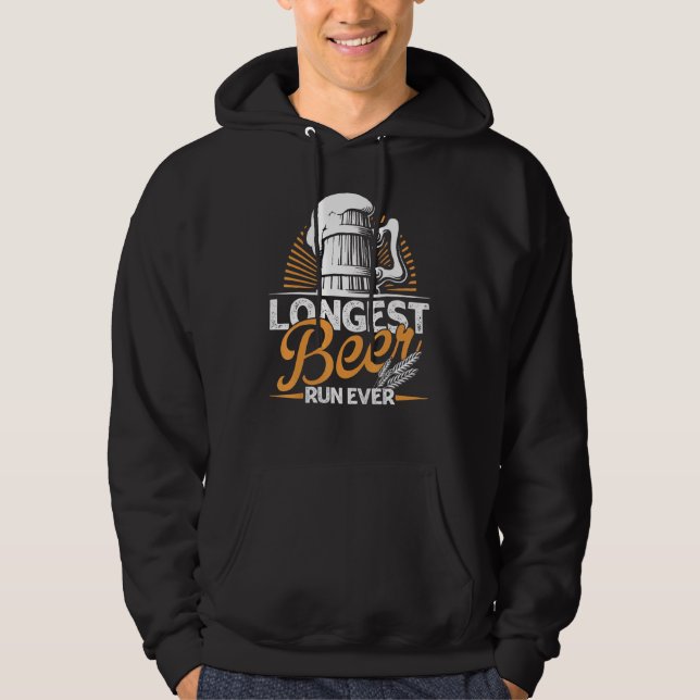 Longest Beer Run Ever Running Hoodie (Front)