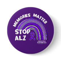 Longest Day Alzheimer's Association 2024 button