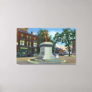 Longfellow Square View of the Longfellow Canvas Print