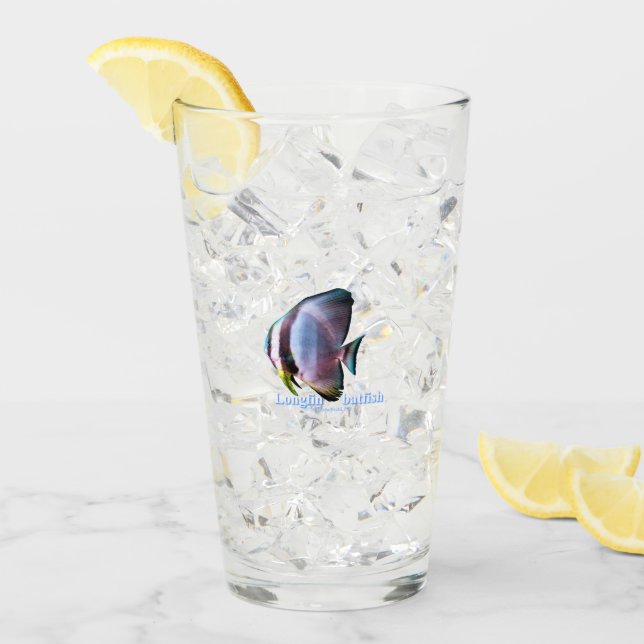 Longfin batfish cut-out glass (Front Ice)