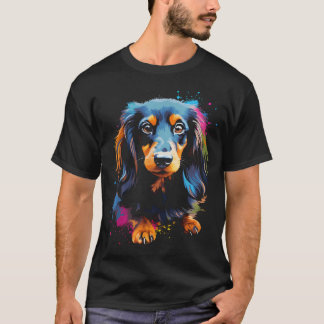 Longhair Dachshund Puppy Best Dog T-Shirt
