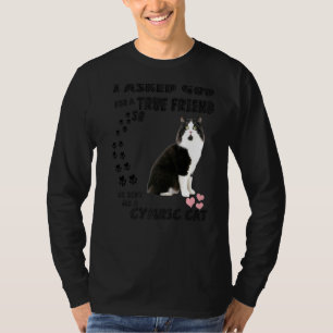Longhair Manx Kitten Quote Mom Dad Costume Cute Cy T-Shirt