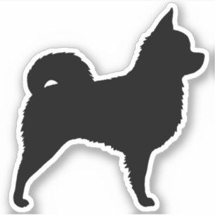 Longhaired Chihuahua Cute Dog Breed Silhouette