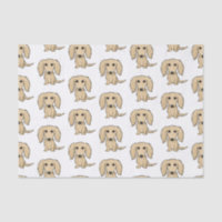 Longhaired Cream Dachshunds Pattern | Cute Dogs