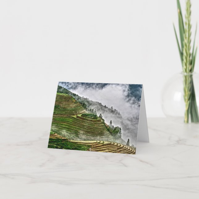 Longheng Rice Terraces Card (Front)