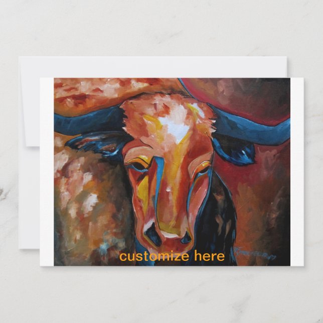 Longhorn Invitation (Front)