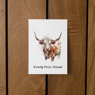 Longhorn Legacy, custom   Postcard