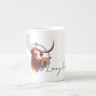Longhorn Love Bone China Spécialité Mug