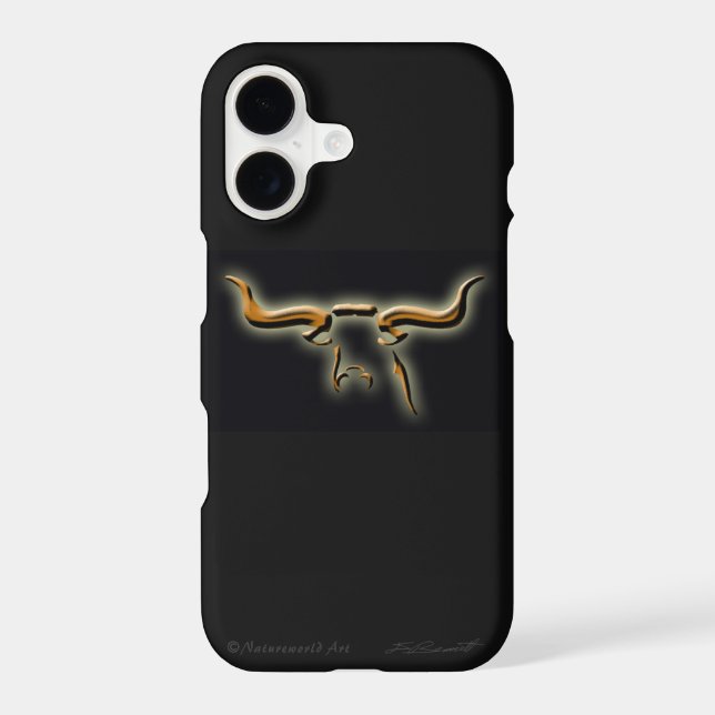 Longhorn Simple iPhone 7 Barely There Case (Back)