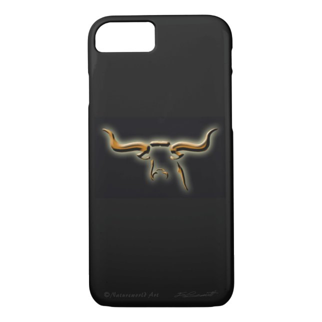 Longhorn Simple iPhone 7 Barely There Case (Back)