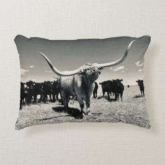 Longhorn Throw Pillow