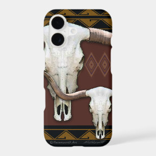 Longhorn Western Skull iPhone 7 Case